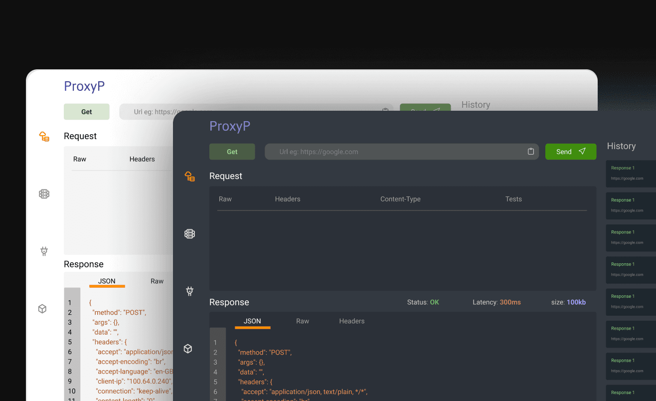 Proxyp UI design